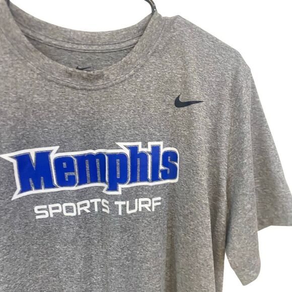 Nike Bundle 2- Dri Fit Short sleeve gray blue Memphis Grizzleys sports turf larg - Picture 3 of 10